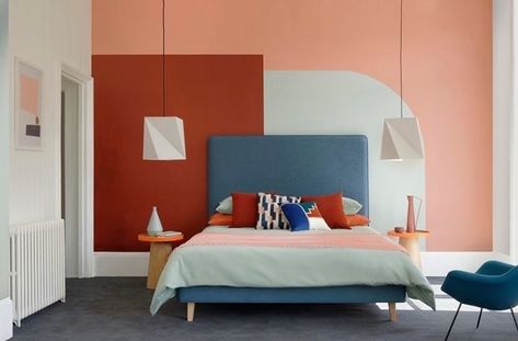 The House Directory on Instagram: “Does your bedroom need a little refresh? ⁠ Take a look at @hypnosbeds’ Alpha Spirit look, is a collection of playful colours and textures…” Bedroom Ideas Colourful, Colorful Headboard, Bespoke Beds, Headboard Styles, Interior Design Color, Pretty Bedroom, Comfort Mattress, Mattress Springs, Rustic Bedroom