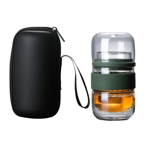 PRICES MAY VARY. Comes with a hard shell case. Lightweight and easy to carry. Enjoy your tea joyfully just about anywhere with this portable tea set. beverage tumbler This convenient travel tea set is for the tea lover on the go. travel coffee tumbler Made of high borosilicate glass material, lighter but stronger than normal glass, , heat , and, health and safety. drinking bottles This all- in- one designed tea set includes a glass teapot and 2pcs glass teacupx. glass tumbler mug Applicable to t Tea Infuser Bottle, Glass Tea Set, Coffee Server, Tea Tumbler, Tea Filter, Glass Tea Cups, Glass Teapot, Travel Bottles, Tea Strainer