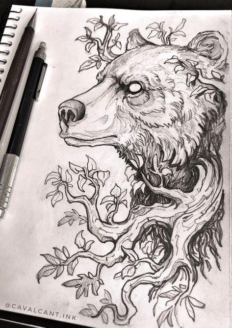 Fierce Bear Tattoos, Mama Bear And Cubs Tattoo Sleeve, Creepy Bear Tattoo, Bear And Butterfly Tattoo, Norse Bear Tattoo, Bear Sketch Tattoo, Stuffed Bear Tattoo, Bear Drawing Sketches, Black Bear Drawing