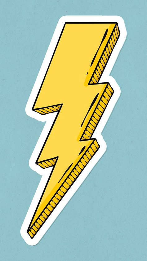 Mobile Stickers Design, Blue Mobile Wallpaper, Troom Troom, Mobile Stickers, Radio Waves, Lightning Strike, Lightning Strikes, Cool Wallpapers Art, Cartoon Stickers