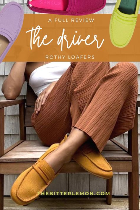 Rothy’s Driver, Driver Shoes Outfit Woman, Rothy’s Driver Outfit, Rothy’s Outfit Ideas, Rothys Driver Loafer Outfit, Rothy’s Loafer Outfit, Rothy’s Loafers, Rothy’s Outfit, Driving Loafers Women Outfit