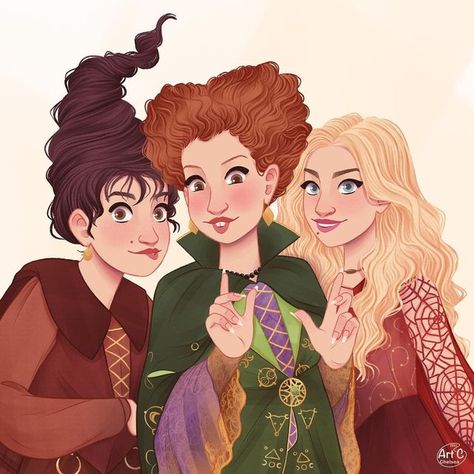 Hocas Pocas Drawings, Hocus Pocus Sketch, Hocus Pocus Illustration, Sanderson Sisters Drawing, Hocus Pocus Fanart, Hocus Pocus Fan Art, Disney Halloween Art, Hocus Pocus Drawing, Autumn Illustration Art