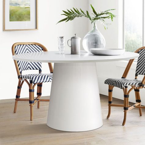 White Kitchen Tables, White Round Dining Table, Round Pedestal Dining, Round Pedestal Dining Table, Dining Table Wood, Oversized Furniture, Round Table Top, Wholesale Furniture, Table Ronde