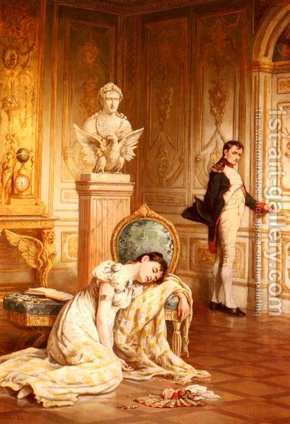 Napoleon, Josephine and a giant bill for Cologne... - The Perfume Society Napoleon Painting, Napoleon Josephine, Empress Josephine, Most Famous Paintings, Napoleon Bonaparte, Julius Caesar, Napoleonic Wars, Oil Painting Reproductions, Painting Reproductions