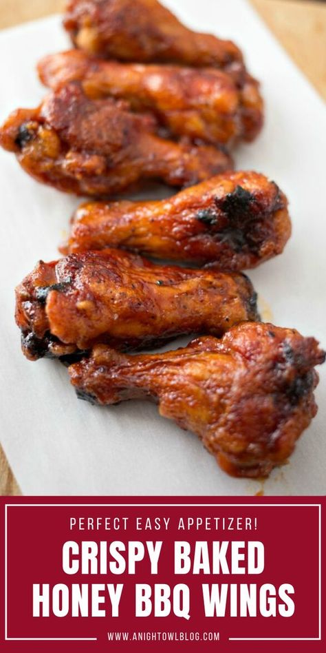 Honey Bbq Wings Recipe, Bbq Wings Recipe, Brine Recipes, Honey Bbq Chicken Wings, Wings Recipe Baked, Honey Bbq Wings, Best Chicken Wing Recipe, Tailgating Food, Chicken Wing Recipes Baked