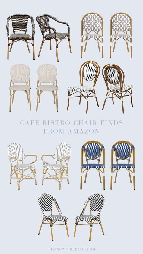 French bistro chairs