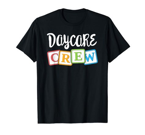 PRICES MAY VARY. Daycare Crew design. Celebrate a new year of growing and learning after school! Celebrate daycare providers and childcare specialists. Novelty design for preschool, kindergarten, or elementary teachers, men, women. Perfect funny back to school gift for the kinder squad, pre k team, english teachers, science teachers, grammar teachers, or any grade school crew on the first day of school, a Birthday, Christmas, or other party. Lightweight, Classic fit, Double-needle sleeve and bot Daycare Providers, English Teachers, Back To School Gift, Science Teacher, School Gift, Grade School, Elementary Teacher, Back To School Gifts, English Teacher