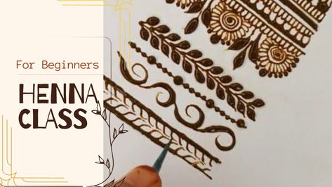 Henna Elements, Henna Classes, Basic Henna, Henne Tattoo, 1 Million Views, Organic Henna, English For Beginners, Return Gift, Make Me Up