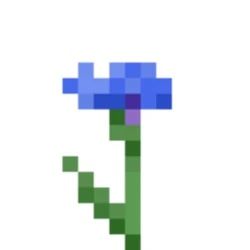 Minecraft Cornflower, Minecraft Flowers, Blue Minecraft, Painting Minecraft, Minecraft Room Decor, Minecraft Drawings, Minecraft Room, Cute Diy Room Decor, Pix Art