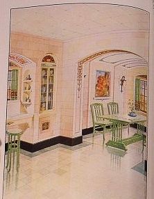 Original Art Deco kitchens from the 1920s to 1940s 1930 Kitchen, Art Deco Kitchen Design, 1920s Kitchen, 1930s Kitchen, Cocina Shabby Chic, Bungalow Kitchen, Art Deco Kitchen, Garden Magazine, 1930s House