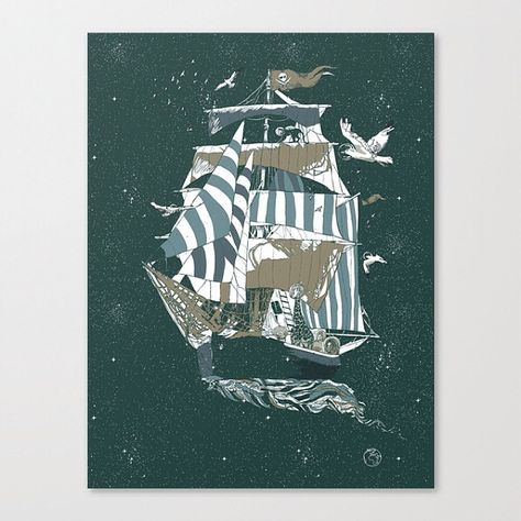 Huebucket on Instagram: “Sail to The Moon  Art Print. FREE Shipping and $5 Off Kid’s Tees and Baby Onesies. http://society6.com/huebucket?promo=8a56ad” The Moon Art, Moon Art Print, Moon Poster, Huebucket, Moon Art, Stationery Cards, To The Moon, Water Crafts, Folded Cards