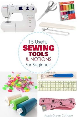 Sewing Supplies Must Have, Basic Sewing Tools For Beginners, Sewing Tools And Equipment Names, How To Teach Sewing Classes, Getting Started Sewing Machine, Sewing For Dummies, Sew Tips, Learn Sewing, Sewing Materials