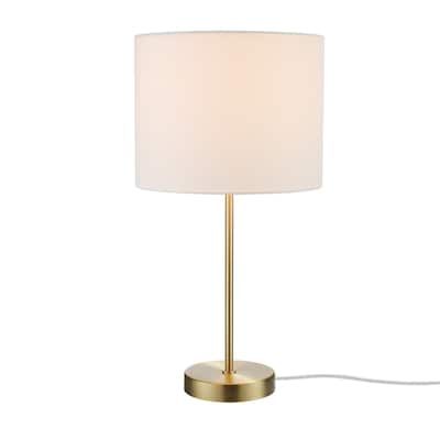 Red And White Lamp, White Lamp Aesthetic, Bedside Lamp Gold, White And Gold Lamps, Bedside Table Light, Bedside Table Lighting, Cute Bedside Lamp, White And Gold Lamp, Bedstand Lamp