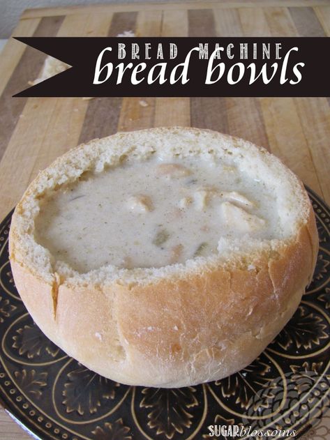 Bulk Mixes, Bread Machine Recipes Healthy, Bread Machine Mixes, Bread Bowl Soup, Bread Machine Recipes Sweet, Bread Machine Bread, Homemade Bread Dough, Easy Bread Machine Recipes, Bread Bowl Recipe