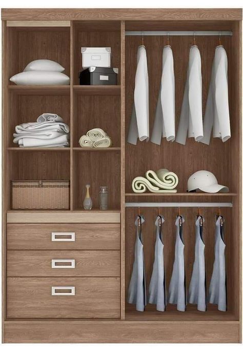 Modern Bedroom Wardrobe, Wooden Wardrobe Design, Almirah Designs, Wooden Closet, Wooden Cupboard, Closet Design Layout, Modern Cupboard Design, Wardrobe Door Designs, Interior Design Per La Casa