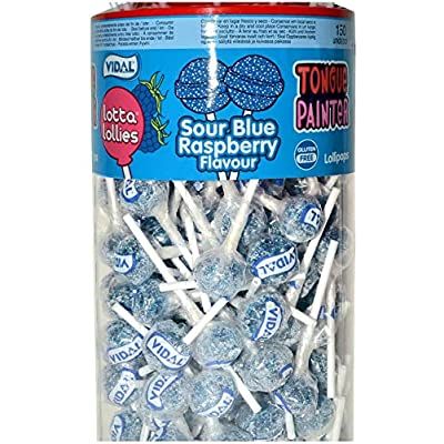 Vidal Lollipops Sour Blue Raspberry (Pack of 150): Amazon.co.uk: Grocery Recipes For Dinner Dairy Free, Recipes For Dinner Gluten Free, Gluten Free Diet For Beginners, Dinner Gluten Free Dairy Free, Gluten Free Dairy Free Recipes Dinner, Blue Sweets, Blue Lollipop, Lolli And Pops, Dairy Free Recipes Dinner