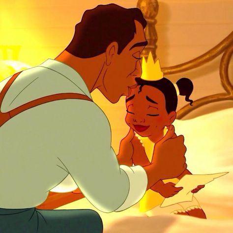 *JAMES & (daughter) TIANA ~ The Princess and the Frog, 2009 Disney Dads And Daughters, Dads Princess, ليلو وستيتش, Tiana Disney, Princesa Tiana, Disney Princess Tiana, Images Disney, Disney Nerd, Princess Tiana