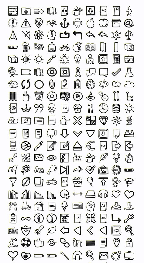 Notebook Doodles, Small Doodle, Google Logo, Hand Doodles, Cute Easy Doodles, Small Pretty Tattoos, Simple Tattoo Designs, Hand Drawn Icons, Starbucks Logo