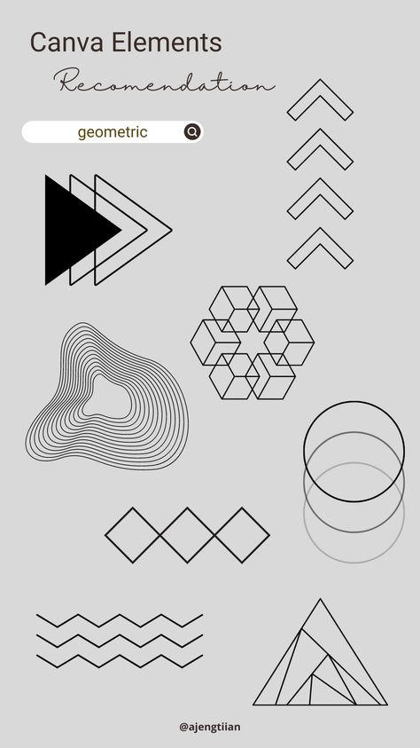 Geometric Free Canva Elements Recommendation Canva Grid Element, Canva Geometric Elements, Q&a Template, Flayer Designe Ideas, Canva Hacks Elements, Canva Shapes Elements, Free Elements Canva, Free Canva Elements Keyword, Canva Keywords Elements Free