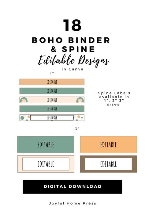 Binder Spine Labels Free Editable, Aesthetic Binder, Binder Spine Labels, Subject Labels, Binder Covers Printable, Spine Labels, Editable Labels, Free Labels, Binder Covers