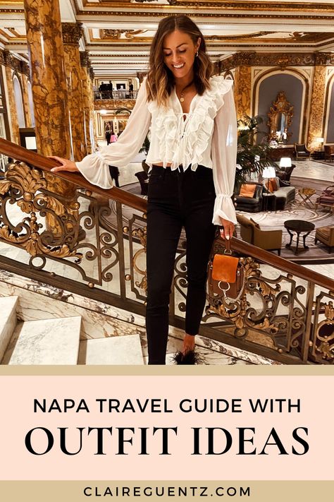 California Wine Tasting Outfit, Napa Winery Outfit Spring, Napa In Fall Outfit, Napa In Winter Outfits, Winter In Napa Outfit, Casual Napa Outfit, What To Wear In Napa Valley In March, Napa Chic Outfit, Napa Outfit September