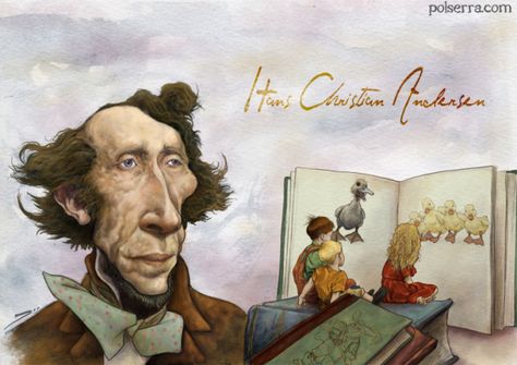 Hans Christian Anderson, Hans Christian Andersen, Hans Christian, Fictional Characters, Art