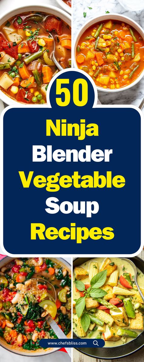 50+ Delicious Ninja Blender Vegetable Soup Recipes You Need to Try! Recipes For Ninja Blender, Ninja Blender Soup Recipes, What Can I Make With My Ninja Blender, Ninja Soups Blender Recipes, Ninja Soup Maker Recipes, Ninja Nutri Pro Blender Recipes, Ninja Blender Recipes, Pea And Mint Soup, Curried Carrot Soup