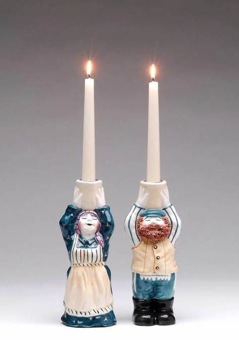 Hanukkah Shabbat "A Blessing On Your Head" Judaica Candle Holders 3 1/3" x 8"H Holds 7/8" wide candles CA… in 2022 | Shabbat candle holders, Shabbat candles, Candle holders Shabbat Candle Holders, Hanukkah Crafts, Shabbat Candles, Vase Crafts, Home Decor Sets, Ceramic Candle Holders, Photo Candles, Candle Holder Decor, Diy Pottery