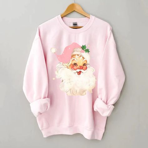 Santa Sweatshirt, Dropped Shoulder Sweatshirt, Crew Neck Shirt, Print Sweatshirt, Print Pullover, Christmas Santa, Christmas Sweatshirts, Casual Sweatshirt, Printed Sweatshirts