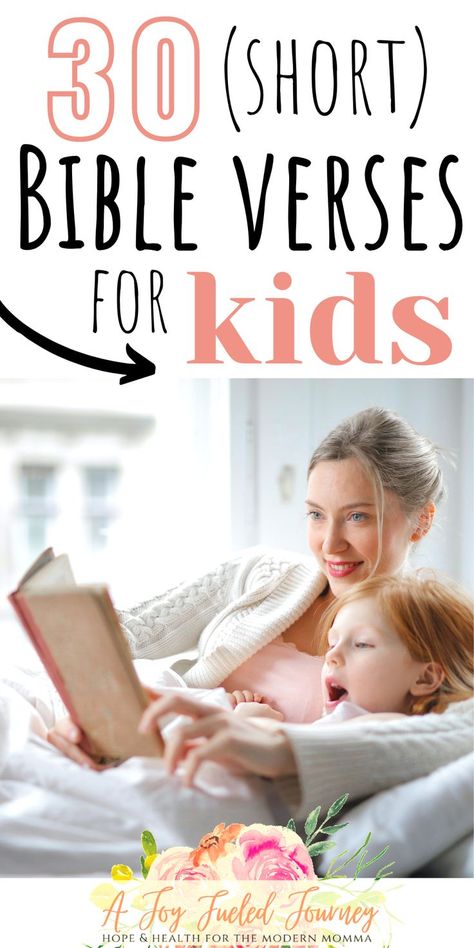 30 Short Bible Verses for Kids. Encouraging our children to hide God's Word in their hearts can go a long way in helping to strengthen their faith. Here are 30 short Bible verses for kids to memorize! Bible Verses About Children, Verses About Children, Memory Verses For Kids, Scriptures For Kids, Verses For Kids, Short Bible Verses, Bible Verse Memorization, Memory Verses, Bible Verses For Kids