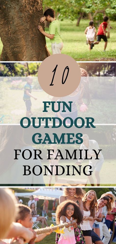 10 Fun Outdoor Games for Family Bonding Family Game Day Outdoor, Family Bonding Games, Family Picnic Games Activities, Outdoor Games For Families, Games To Play With Family Outside, Backyard Family Games, Family Games Picnics, Camping Games For Family, Picnic Games For Kids