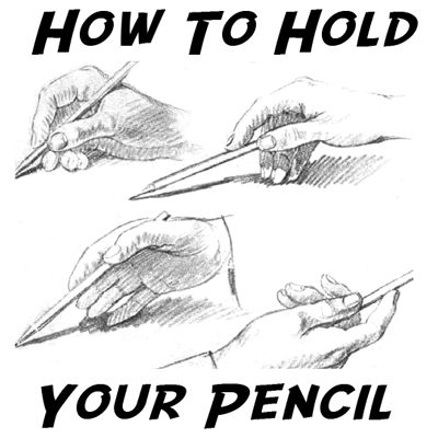 Learn the correct positions for holding pencils while drawing. If you are holding the pencil correctly, your picture will look much better. Pencil Drawings For Beginners, Sketching Tips, Drawing Pictures, Drawing Hands, Pencil Drawing Tutorials, How To Draw Steps, Drawing Hair, Cool Pencil Drawings, Sketching Techniques