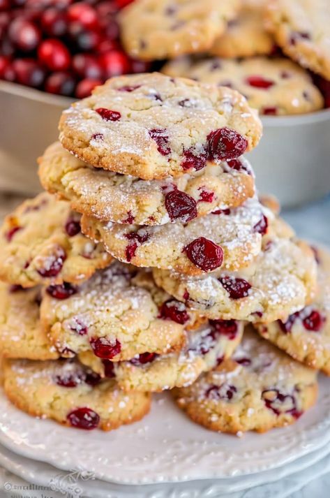 Delight in buttery Cranberry Shortbread Cookies, perfect for holiday treats or snack time! Easy to make and irresistibly tasty. #HolidayBaking #Shortbread #CranberryCookies #EasyRecipes #DessertIdeas Sugarplum Cranberry Cookies, Cranberry Shortbread Cookies Christmas, Raisin Shortbread Cookies, Lemon Cranberry Shortbread Cookies, Shortbread Cranberry Cookies, Cookies With Cranberries And Pecans, Easy Cranberry Cookies, Coconut Cranberry Cookies, Cranberry Almond Shortbread Cookies