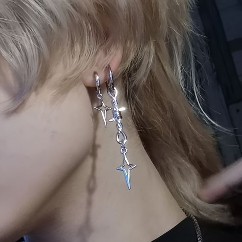 Faster shipping. Better service Korsett Piercings, Korean Y2k, Mode Emo, Cool Ear Piercings, Goth Earrings, Cool Piercings, Edgy Jewelry, Y2k Jewelry, Earrings Aesthetic