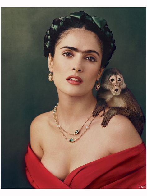 Salma Hayek as Frida Kahlo - Vogue, October 2002 Photo Annie Leibovitz Frida Kahlo Salma Hayek, Annie Leibovitz Portraits, Anne Leibovitz, Annie Leibovitz Photos, Annie Leibovitz Photography, Best Portrait Photographers, Selma Hayek, Frida Art, Frida Kahlo Art