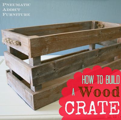 Wood Crate Diy, Stain Furniture, Crate Bookshelf, Pallet Crates, Crate Diy, Diy Holz, Wood Pallet Projects, Wood Crates, Into The Woods