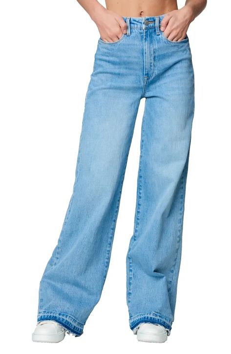 Discover great products at the best prices at Dealmoon. BLANKNYC The Franklin Rib Cage Release Hem Wide Leg Jeans. Price:$72.36 at Nordstrom Womens Wide Leg Jeans, Everyday Leggings, Mom Denim, Suede Leggings, Trendy Mom, Jeans High Waisted, Medium Wash Jeans, Blank Nyc, Women Denim Jeans