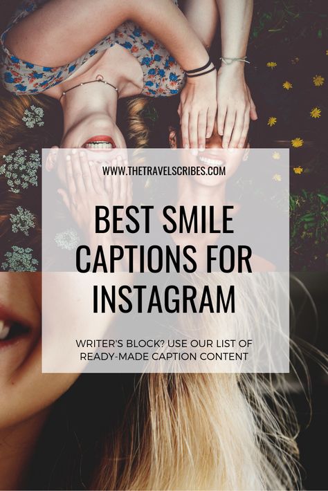 Instagram Inspiration I Instagram Captions I Smile  Instagram captions for a beautiful smile  Writer's block? Use our list of ready-made caption content Smile Captions Instagram, Smile Quotes Inspirational, Girl Smile Quotes, Smile Quotes Happy, Your Smile Quotes, Smile Captions, Smile Quotes Funny, Make Me Smile Quotes, Smile Quotes Beautiful