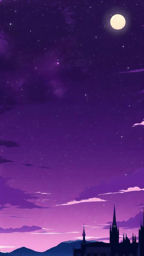 Purple Moon Background, Purple Lofi Wallpaper, Purple Anime Aesthetic Wallpaper, Purple Night Sky, Purple Board, Purple Galaxy Wallpaper, Dark Purple Wallpaper, Pixel Art Background, Pretty Backgrounds