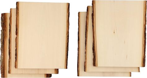 Walnut Hollow Value Pack Medium Basswood Country Planks with Live Edge Bark for Woodburning, Home Décor and Rustic Weddings, 6-pack Pyrography Tools, Wood Burning Pen, Diy Events, Bark Edge, Wood Burning Kits, Wedding Event Decor, Rustic Weddings, Live Edge Wood, Home Decor Projects