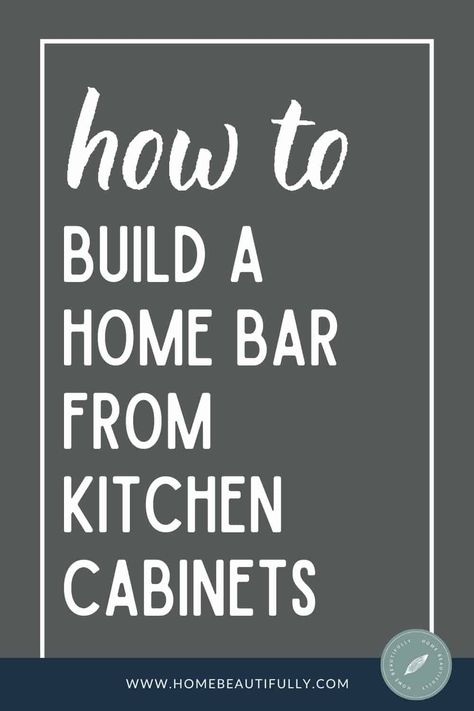 How to Build a Home Bar Out of Kitchen Cabinets [DIY Dry Bar] Do you want to build a DIY … How to Build a Home Bar Out of Kitchen Cabinets [DIY Dry Bar] Read More » The post How to Build a Home Bar Out of Kitchen Cabinets [DIY Dry Bar] appeared first on Home Beautifully. Diy Bar Buffet Cabinet, Diy Built In Bar Cabinet, Built In Bar Diy, Base Cabinet Bar Ideas, Built In Bookshelves With Dry Bar, Diy Dry Bar With Mini Fridge Ikea, Diy Built In Dry Bar, Diy Bar Cabinet With Mini Fridge, Kitchen Cabinet Bar Ideas