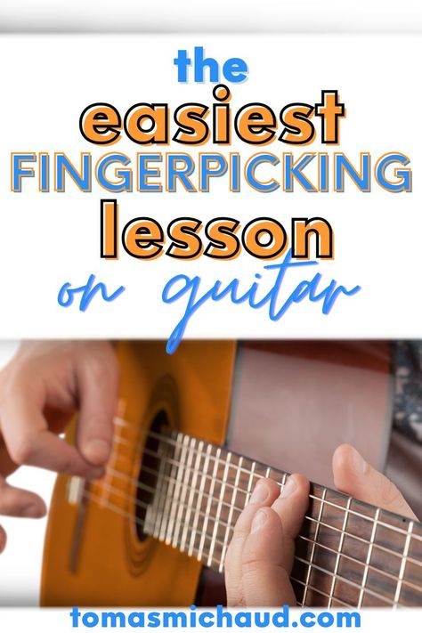 Easy Fingerpicking Guitar Songs, Acoustic Guitar Fingerpicking, Easy Guitar Chords For Beginners, How To Play Guitar, Beginner Guitar Songs, Beginner Guitar Chords, Music Tattoo Ideas Unique, Picking Guitar, Easy Guitar Songs For Beginners