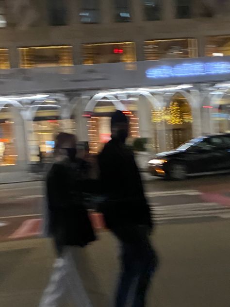 Blurry dark aesthetic picture of a couple holding hands in a mirror in New York City at night Couple Blurry Night, Aesthetic Couple Pictures Dark Blurry, New York Relationship Aesthetic, Soft Launch Relationship Aesthetic, Blurry Couple Pics Aesthetic, Aesthetic Couple Pic Faceless, Couples Blurred Aesthetic, Soft Launch Couple Pics, Couple Blurry Aesthetic