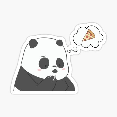 Cookies Sticker Design, Grizzly Bear Cookies, Panda We Bare Bears, We Bare Bears Panda, Sticker Design Ideas, Cookies Sticker, Panda Stickers, Xmas Sticker, Grizzly Bears