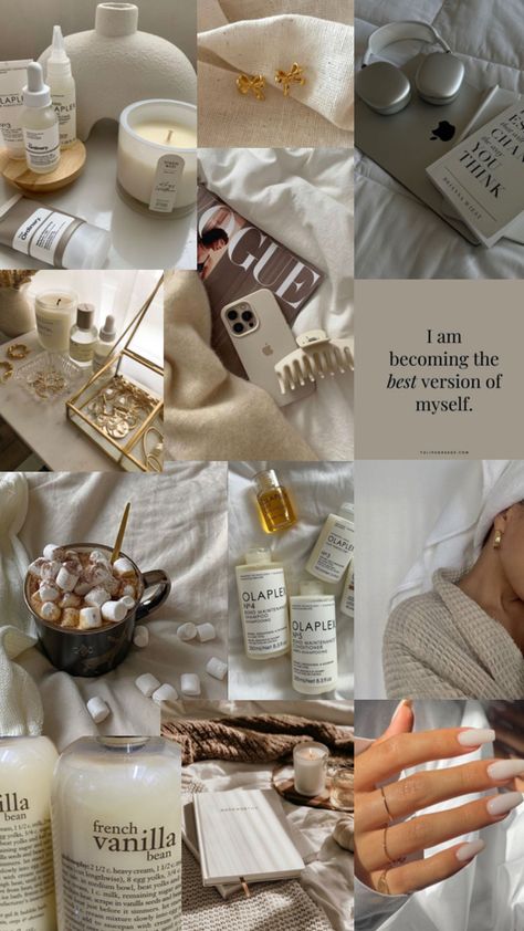 Images of clean girl aesthetic Vision Board Themes, Makeup Collage, Sun Aesthetic, Clean Girl Aesthetic, Aesthetic Cute, Beige Aesthetic, French Vanilla, Clean Girl, Aesthetic Images