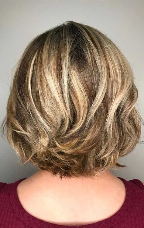 Haircuts 2020, Haircuts For Thick Hair, Low Maintenance Haircut, Medium Layered Haircuts, Medium Layered, Short Hairstyles For Thick Hair, Short Layered Haircuts, Haircuts For Medium Hair, Haircut For Thick Hair