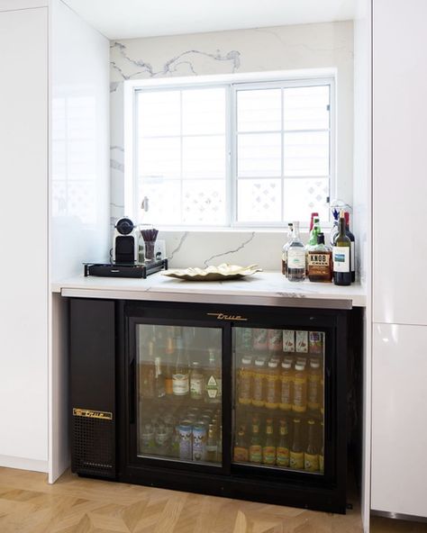 True Residential undercounter fridge Basement Fridge, Basement Cabinets, Undercounter Fridge, True Residential, Diy Coffee Station, Coffee Bar Ideas, Diy Coffee Bar, Coffee Bar Design, Large Pantry