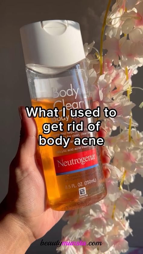 How to Get Rid of Body Acne & Backne Body Acne Remedies, Get Rid Of Body Acne, Carrier Oils For Skin, Diy Body Wash, Back Acne Remedies, Diy Face Wash, Acne Body Wash, Tea Tree Oil For Acne, Best Body Wash