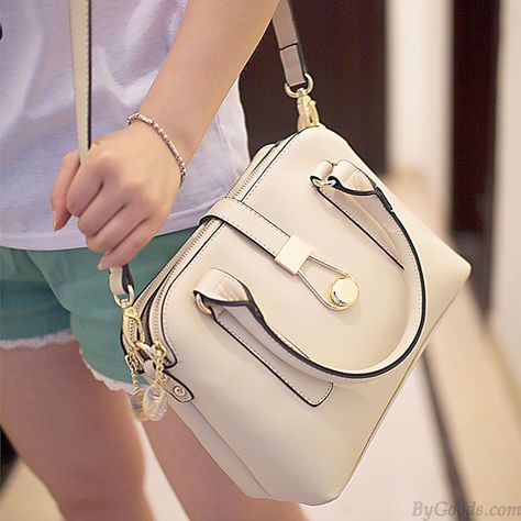 Fashion Contrast Color Three Shells Messenger Bag&Shoulder Bag Purse Storage, Over The Shoulder Bags, Girly Bags, Handbags Fashion, Waterproof Bags, Trending Handbag, Small Shoulder Bag, Girls Bags, Bag Bag