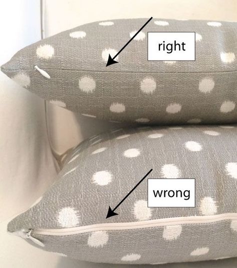 Make a pillow cover with an invisible zipper (no pins needed!) | Stop staring and start sewing! | Bloglovin’ Diy Pillow Covers, Crochet Pillow Cover, Sewing Machine Cover, Trendy Sewing, Beginner Sewing Projects Easy, Sewing Pillows, Crochet Pillow, Diy Pillows, Sewing Projects For Beginners